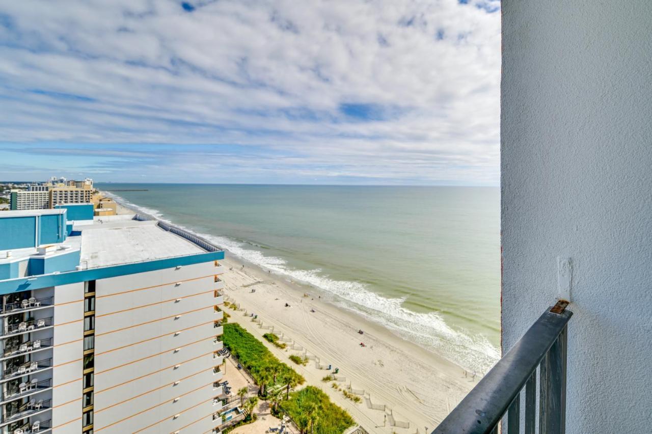 Oceanfront Myrtle Beach Condo With Balcony And Views! المظهر الخارجي الصورة